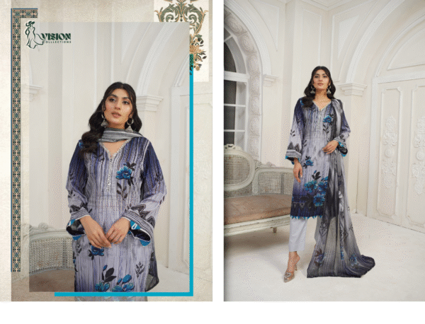 Grey & Blue Floral Outfit! - Image 3